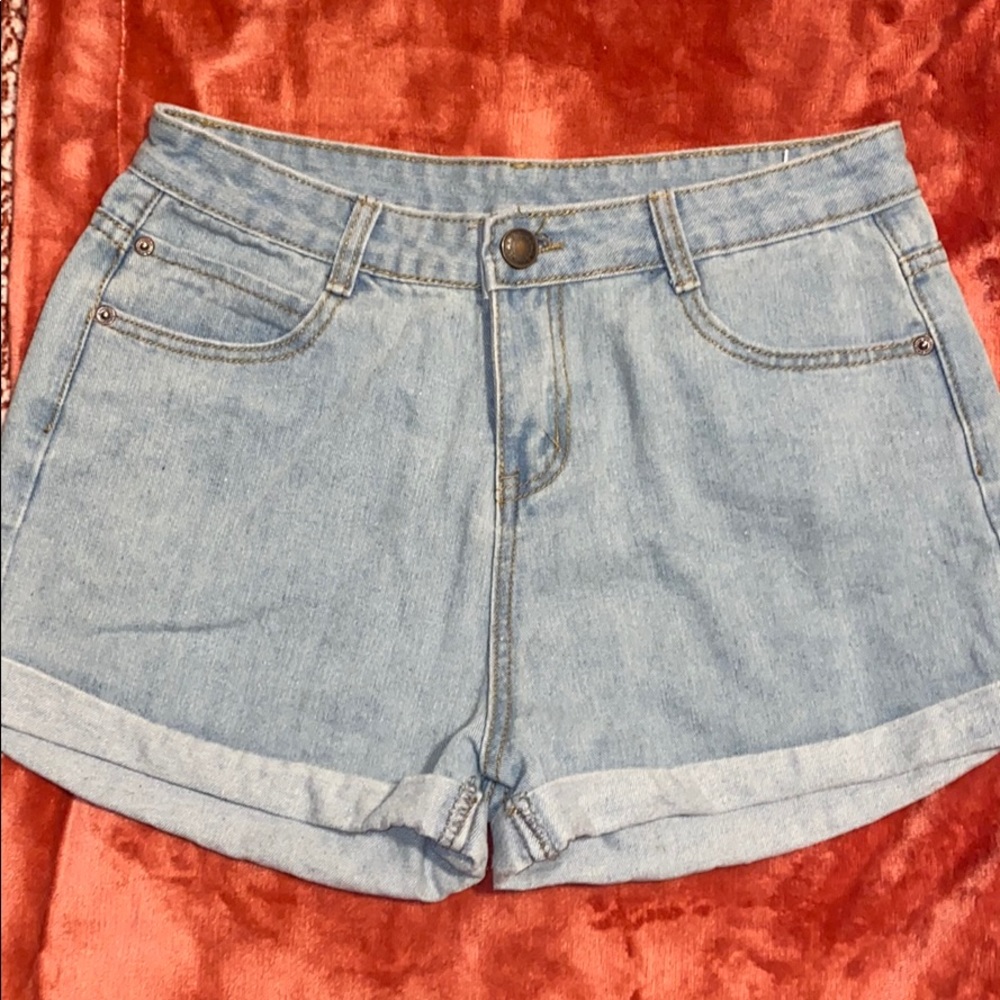 “Mom Jean” Jean Shorts